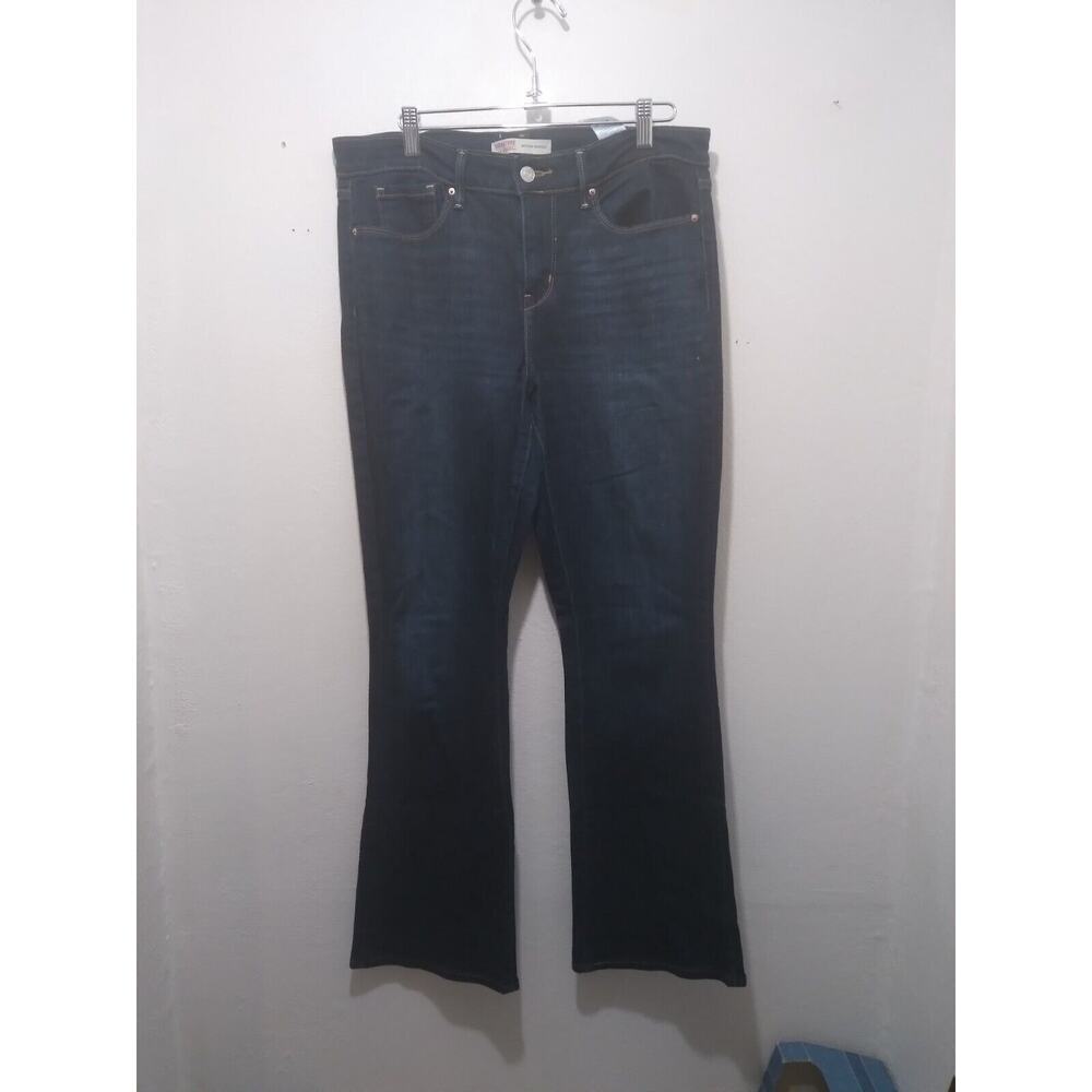 Levi Strauss Signature 8M Mid Rise Bootcut Women's Dark Wash Jeans 29x32